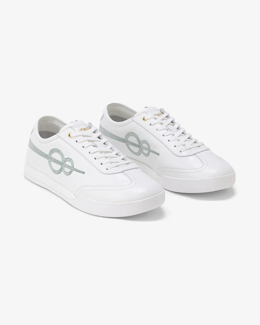 Woxxel Men's Premium White Leather Casual Sneakers | Lightweight Lace-Up Fashion Shoes | Comfortable Everyday Footwear