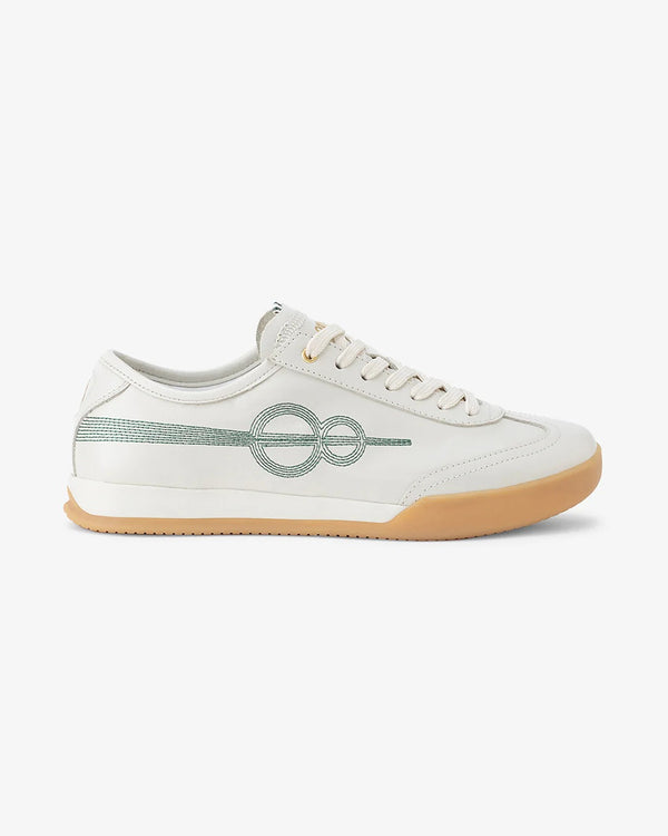 Woxxel Men's Premium White Leather Casual Sneakers with Gum Sole | Lightweight Lace-Up Fashion Shoes | Comfortable Everyday Footwear