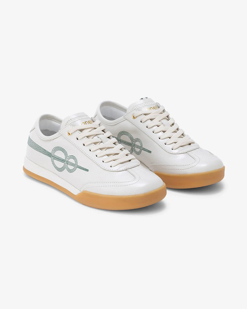 Woxxel Men's Premium White Leather Casual Sneakers with Gum Sole | Lightweight Lace-Up Fashion Shoes | Comfortable Everyday Footwear
