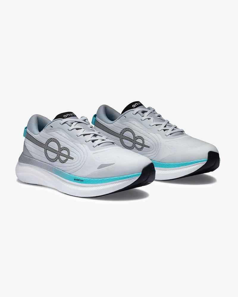 Woxxel Men's Premium White Running Shoes | Lightweight Cushioned Sports Shoes | Breathable Athletic Walking & Training Sneakers