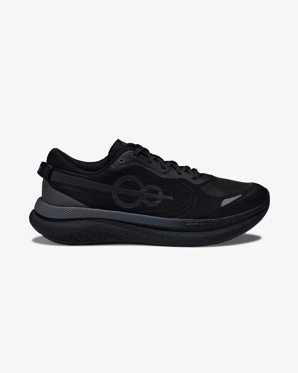 Woxxel Men's Premium Black Running Shoes | Lightweight Cushioned Sports Shoes | Breathable Athletic Walking & Training Sneakers