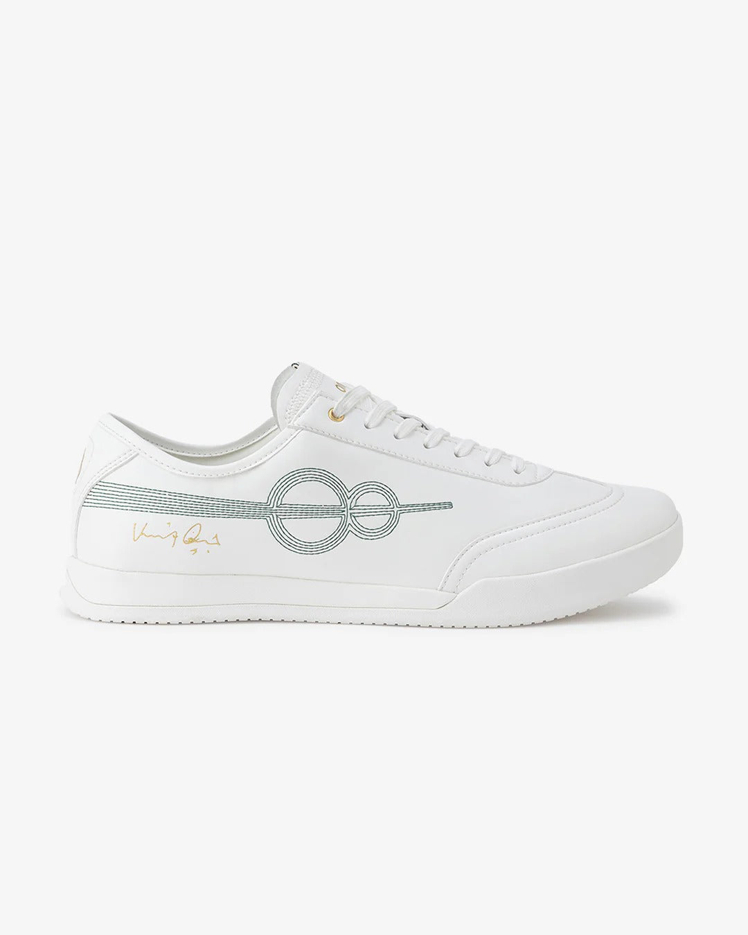 Woxxel Men's Premium White Leather Casual Sneakers | Lightweight Lace-Up Fashion Shoes | Comfortable Everyday Footwear