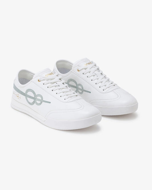 Woxxel Men's Premium White Leather Casual Sneakers | Lightweight Lace-Up Fashion Shoes | Comfortable Everyday Footwear