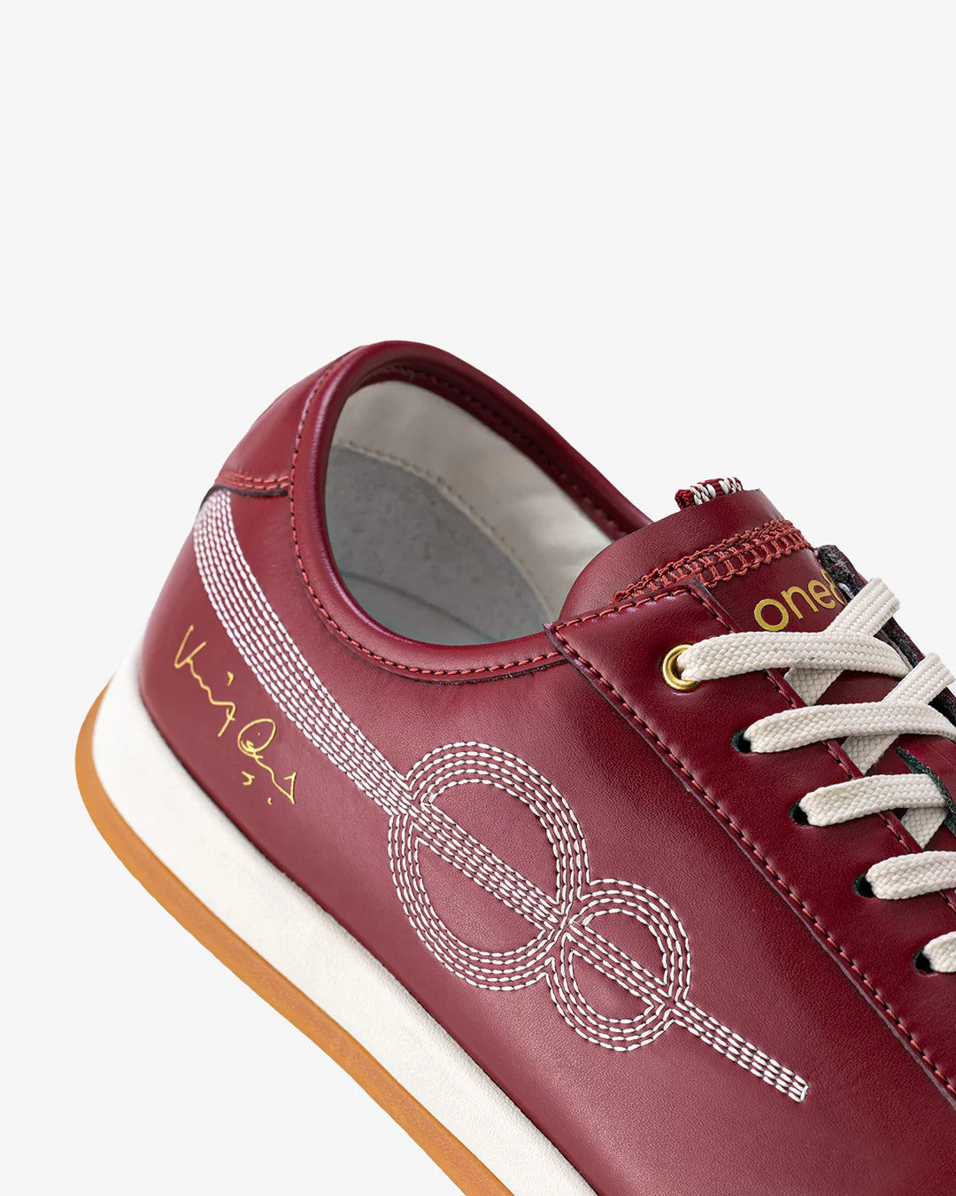 Woxxel Men's Premium Burgundy Leather Casual Sneakers with Gum Sole | Lightweight Lace-Up Fashion Shoes | Comfortable Everyday Footwear